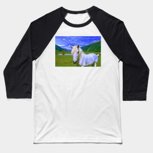 Horse in Wonderland / Swiss Artwork Photography Baseball T-Shirt